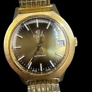 Elgin Gold Automatic Watch. Like new